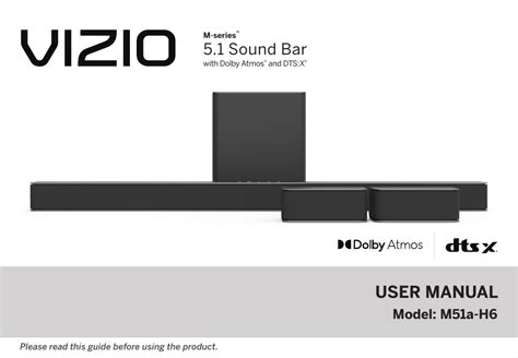 Vizio m51a h6 manual - Minor: -On-Screen Volume indicator is often out of sync with actual soundbar volume. -Since installing the Soundbar the TV has occasionally renames my inputs to playback_1, 2, 3 etc. -Additionally, the Soundbar seemingly sends a signal to my TV to switch to HDMI 4 erroneously. This is not the HDMI-Arc port, so I’m not sure what the issue is.